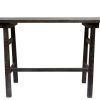 Rustic Oak And Black Console Tables (Photo 12 of 15)