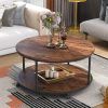 Coffee Tables With Round Wooden Tops (Photo 8 of 15)