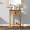 Rustic Espresso Wood Console Tables (Photo 11 of 15)