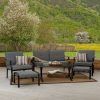 Patio Conversation Sets With Ottoman (Photo 2 of 15)