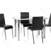 Black Glass Dining Tables And 4 Chairs (Photo 24 of 25)