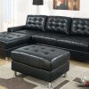 Black Leather Sectionals With Ottoman (Photo 5 of 15)