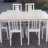 Shabby Chic Cream Dining Tables And Chairs (Photo 9 of 25)