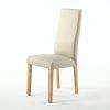 Ivory Leather Dining Chairs (Photo 17 of 25)