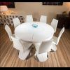 White Gloss Dining Tables And 6 Chairs (Photo 25 of 25)