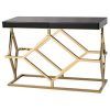 Glass And Gold Oval Console Tables (Photo 11 of 15)