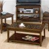Pecan Brown Triangular Console Tables (Photo 3 of 15)