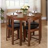 Caira Black 5 Piece Round Dining Sets With Diamond Back Side Chairs (Photo 23 of 25)