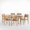 Laurent 7 Piece Rectangle Dining Sets With Wood And Host Chairs (Photo 2 of 25)