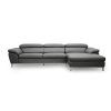 Element Right-Side Chaise Sectional Sofas In Dark Gray Linen And Walnut Legs (Photo 22 of 25)