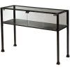 Black Round Glass-Top Console Tables (Photo 11 of 15)