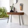 Natural Wood Console Tables (Photo 5 of 15)