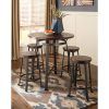 Griffin Reclaimed Wood Bar-Height Tables (Photo 16 of 25)