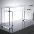 15 Collection of Silver and Acrylic Console Tables