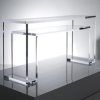 Silver And Acrylic Console Tables (Photo 1 of 15)
