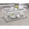 Silver And Acrylic Console Tables (Photo 14 of 15)