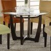 Round Black Glass Dining Tables And 4 Chairs (Photo 23 of 25)