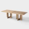 Small Dining Tables With Rustic Pine Ash Brown Finish (Photo 9 of 25)