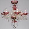 Small Red Chandelier (Photo 2 of 15)