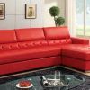 Small Red Leather Sectional Sofas (Photo 4 of 15)