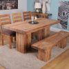 Solid Acacia Wood Dining Tables (Photo 21 of 25)