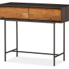 Smoked Barnwood Console Tables (Photo 10 of 15)