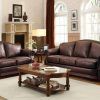3Pc Bonded Leather Upholstered Wooden Sectional Sofas Brown (Photo 17 of 25)
