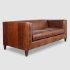 Florence Mid Century Modern Right Sectional Sofas Cognac Tan (Photo 23 of 25)