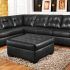 The 15 Best Collection of Black Leather Sectionals with Chaise