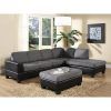 2Pc Luxurious And Plush Corduroy Sectional Sofas Brown (Photo 4 of 25)