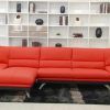 Red Leather Sectional Couches (Photo 13 of 15)