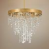 Soft Gold Crystal Chandeliers (Photo 9 of 15)