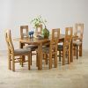 Oak Extending Dining Tables And 6 Chairs (Photo 18 of 25)