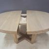 Solid Wood Circular Dining Tables White (Photo 6 of 25)