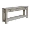 Square Weathered White Wood Console Tables (Photo 6 of 15)