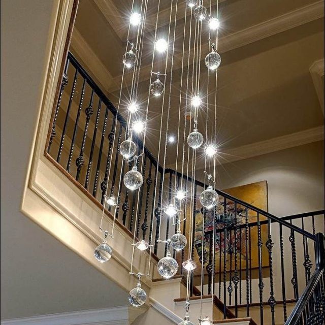 15 The Best Staircase Chandeliers