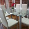 White Glass Dining Tables And Chairs (Photo 18 of 25)