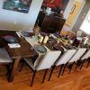 Dining Tables With Attached Stools (Photo 25 of 25)