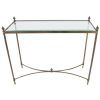 Glass And Pewter Console Tables (Photo 1 of 15)