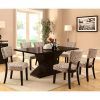 Chandler 7 Piece Extension Dining Sets With Fabric Side Chairs (Photo 10 of 25)