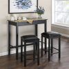 Tappahannock 3 Piece Counter Height Dining Sets (Photo 4 of 25)