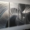 Abstract Modern Metal Wall Art (Photo 2 of 15)