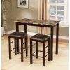 Tenney 3 Piece Counter Height Dining Sets (Photo 8 of 25)
