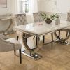 4 Seater Round Wooden Dining Tables With Chrome Legs (Photo 5 of 25)