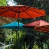 Striped Sunbrella Patio Umbrellas (Photo 10 of 15)