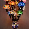 Coloured Glass Chandelier (Photo 3 of 15)