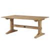 Magnolia Home Shop Floor Dining Tables With Iron Trestle (Photo 23 of 25)