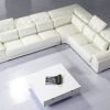 White Leather Corner Sofas (Photo 14 of 15)