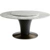 Alexandra Round Marble Pedestal Dining Tables (Photo 13 of 25)