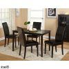 Jaxon Grey 5 Piece Round Extension Dining Sets With Upholstered Chairs (Photo 14 of 25)